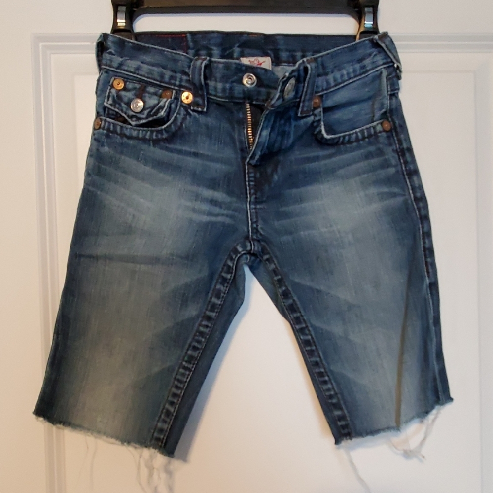 True Religion Boys Jean Shorts